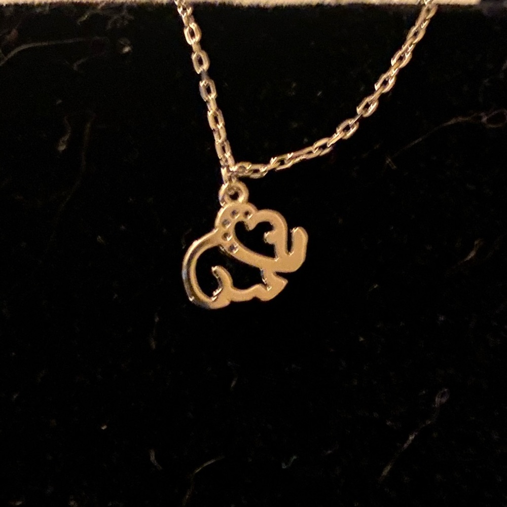 Elephant pendant anklet